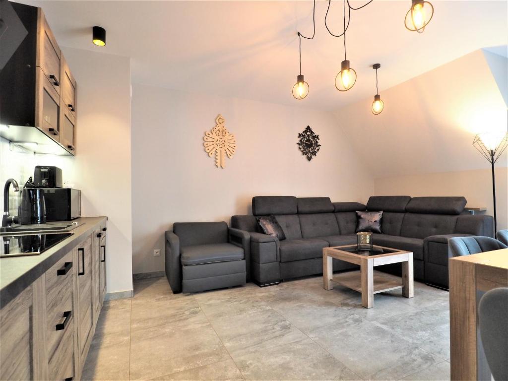 Kuchyňa alebo kuchynka v ubytovaní VIP Apartamenty FOLK RESIDENCE