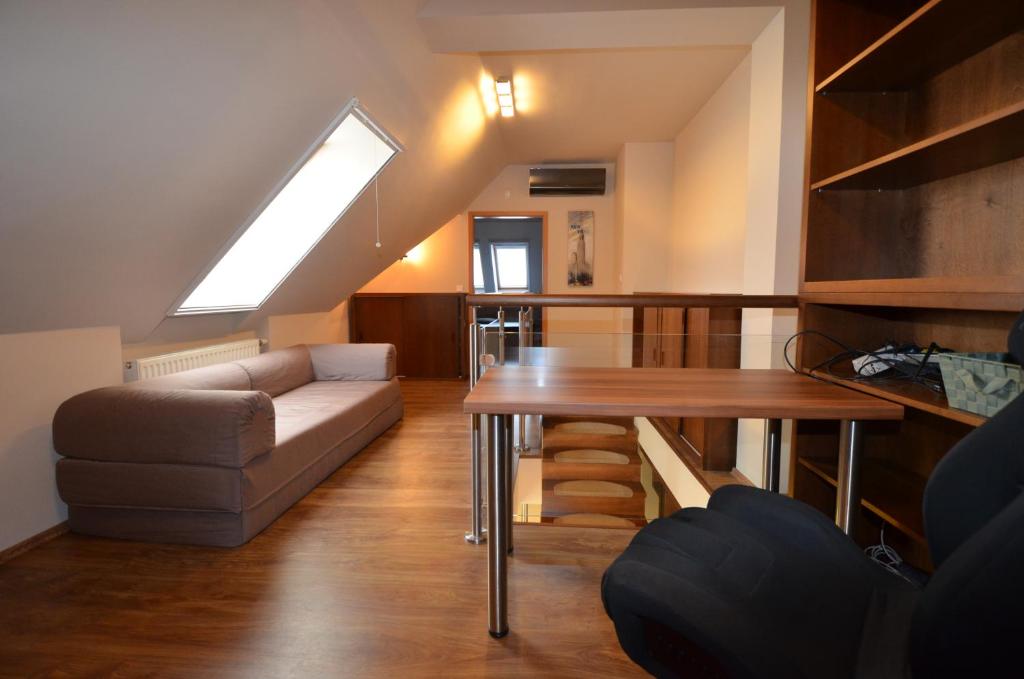 Posezení v ubytování Arpad Bridge Apartments