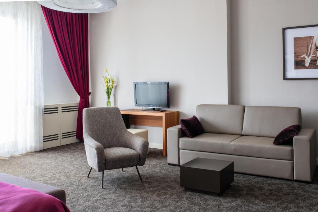 TV a/nebo společenská místnost v ubytování Brijuni Hotel Istra