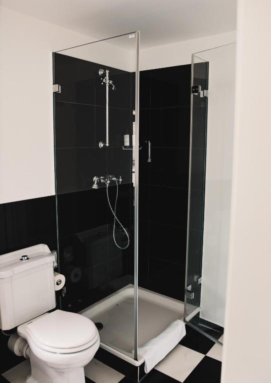 Koupelna v ubytování Hotel Palmenbad