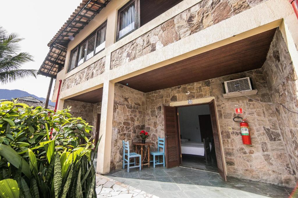 O edifício em que a pousada se localiza