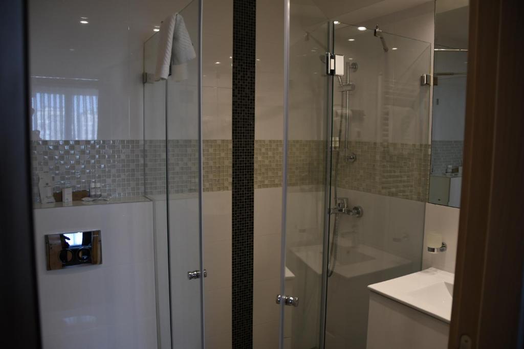 Koupelna v ubytování Hotel Kragujevac