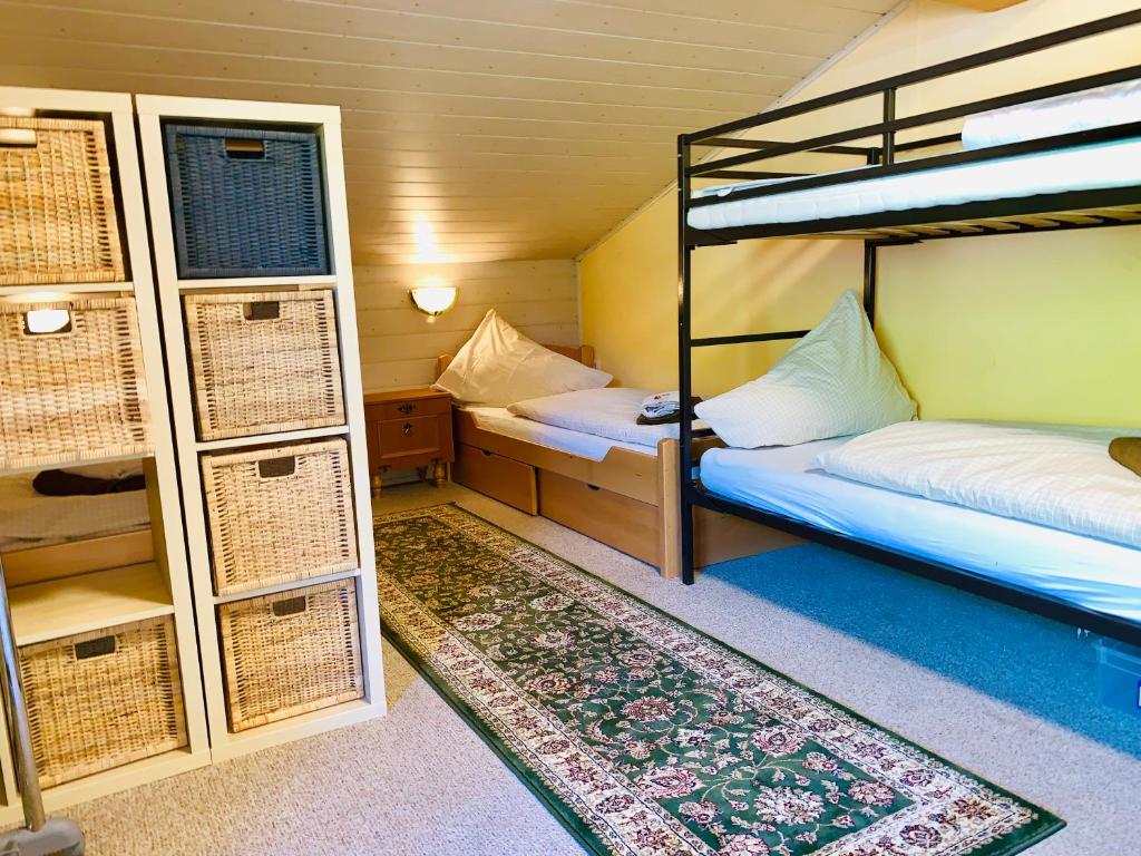 Postel nebo postele na pokoji v ubytování Haus Tirol
