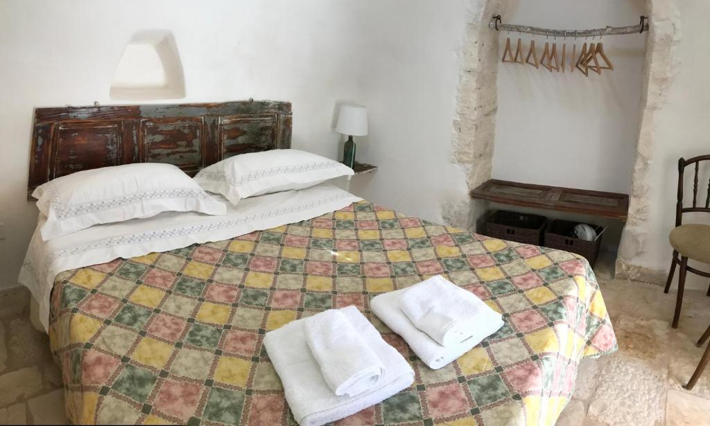Posteľ alebo postele v izbe v ubytovaní Borgo trulli 1789