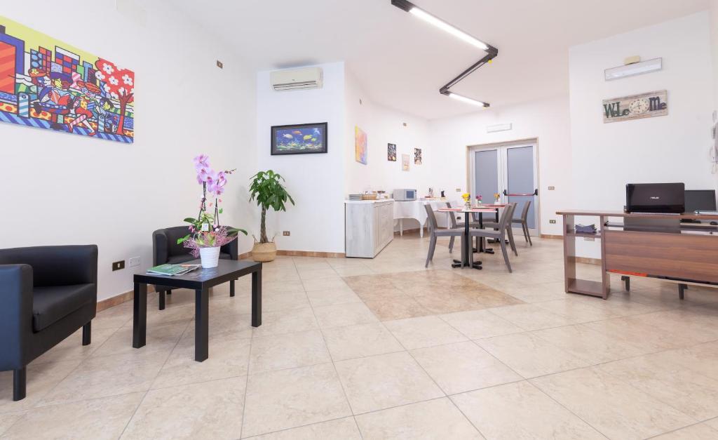 Kuchyň nebo kuchyňský kout v ubytování Lupomonaco Rooms