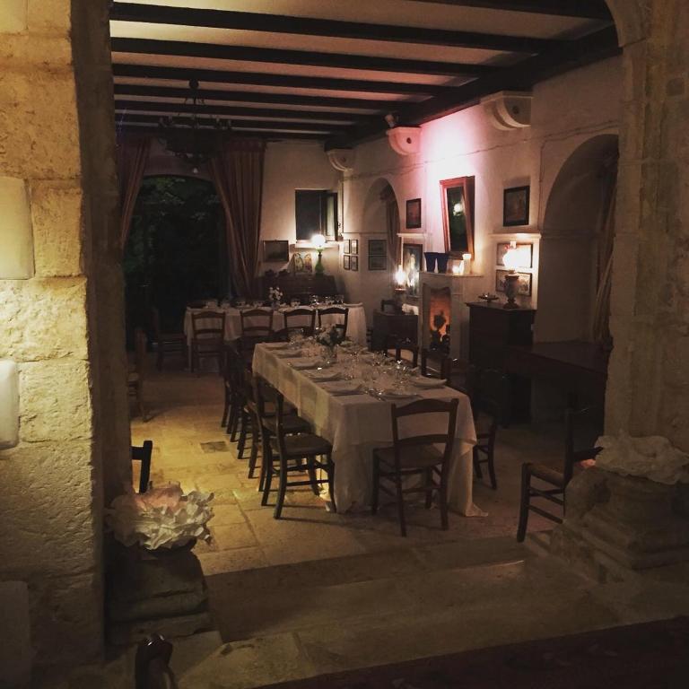 Posedenie v ubytovaní Borgo trulli 1789