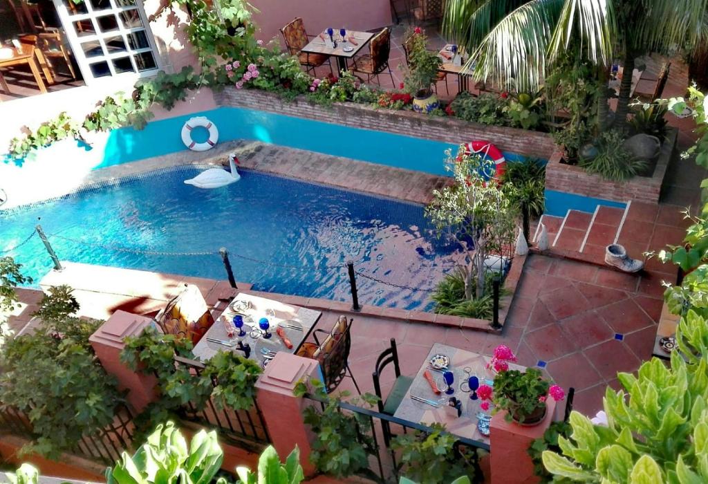 Bazén v ubytování Hotel Amanhavis nebo v jeho okolí