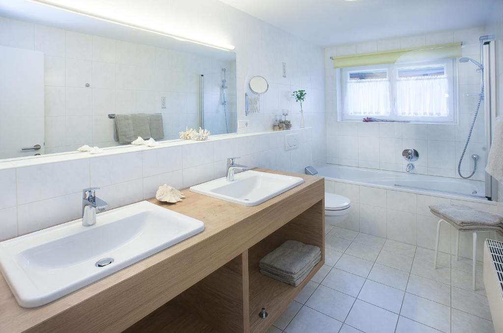 Koupelna v ubytování BUSSLEHNER Apartments