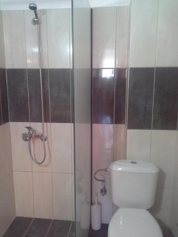 Koupelna v ubytování Studio Lazaridi