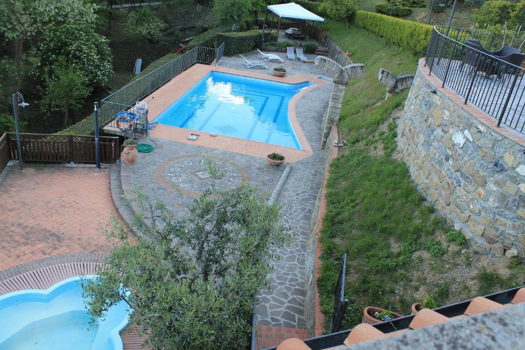 Bazén v ubytování Agriturismo Poggio de Papi nebo v jeho okolí