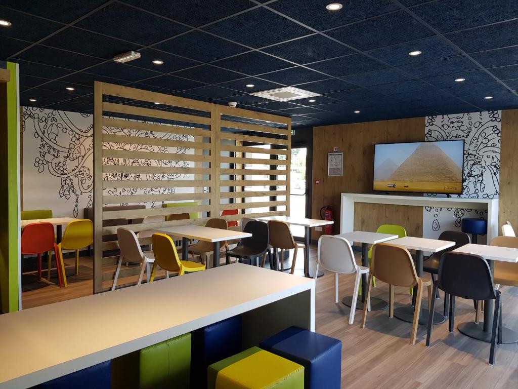 Posezení v ubytování ibis budget Cahors