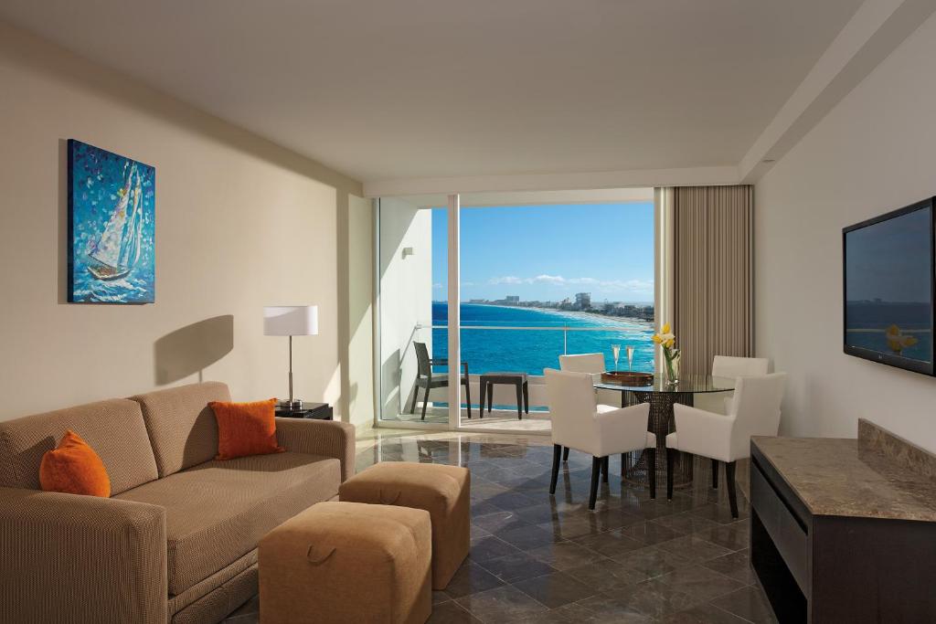 Posezení v ubytování Krystal Grand Cancun All Inclusive