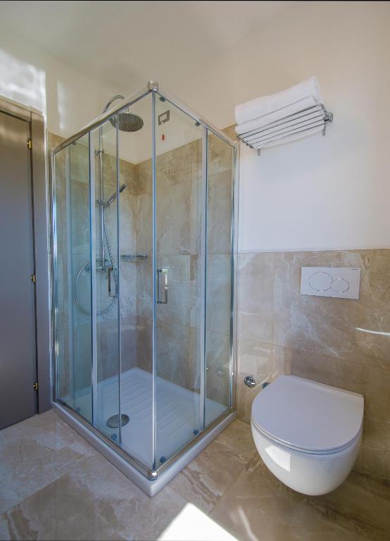 Koupelna v ubytování Hotel Lidò