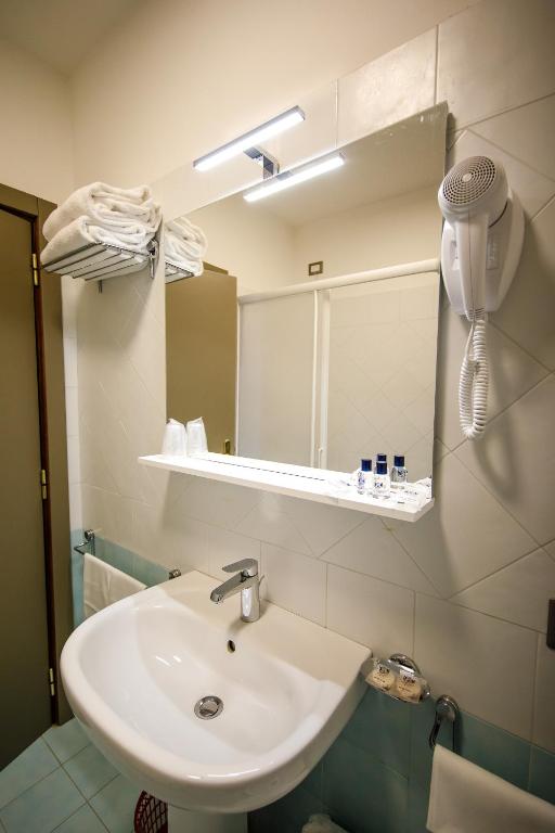 Koupelna v ubytování Hotel Lidò