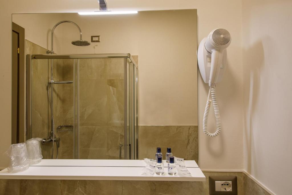Koupelna v ubytování Hotel Lidò