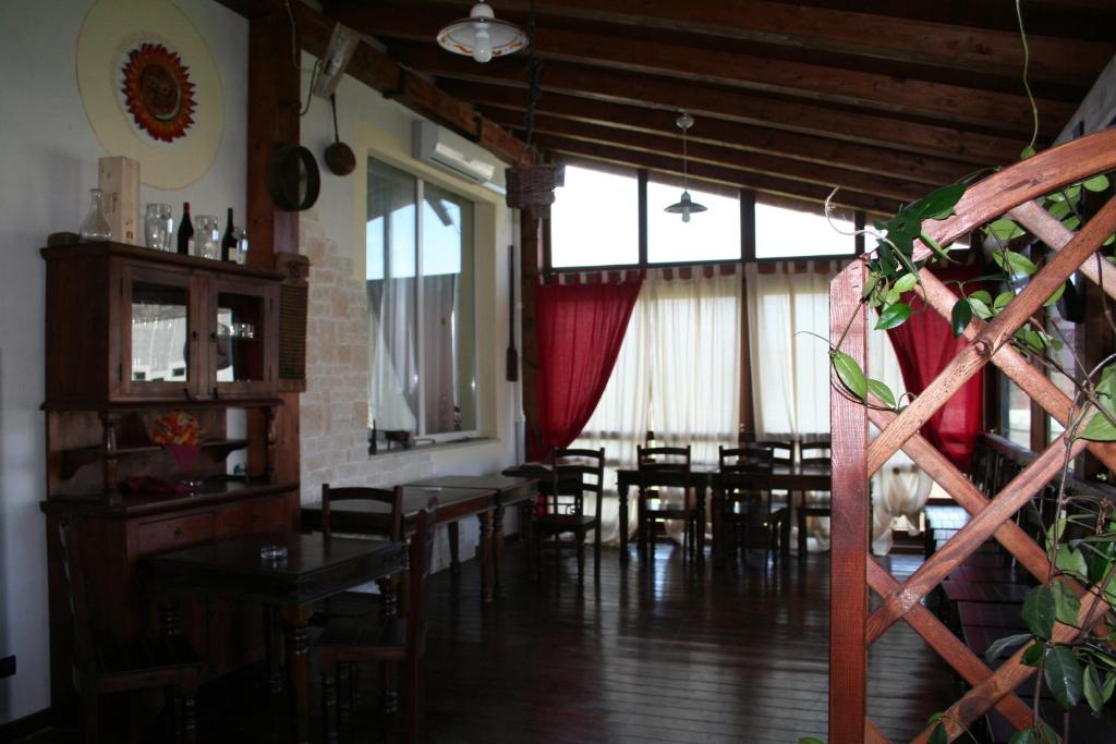 Restaurace v ubytování Albergo Ristorante Monte Selva