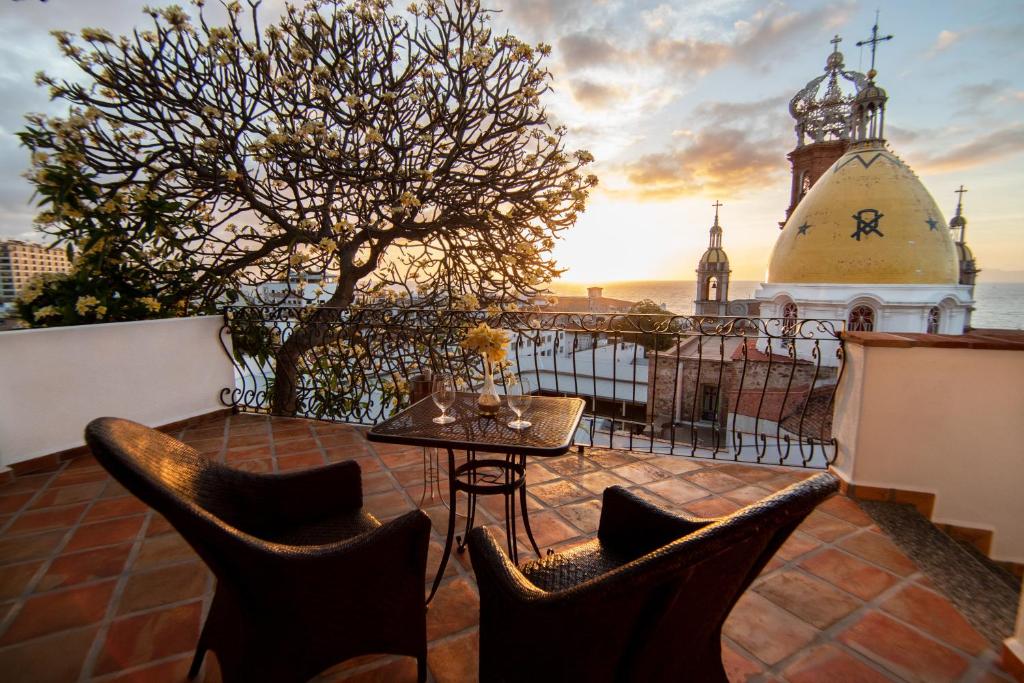 Balkón nebo terasa v ubytování BellView Hotel Boutique