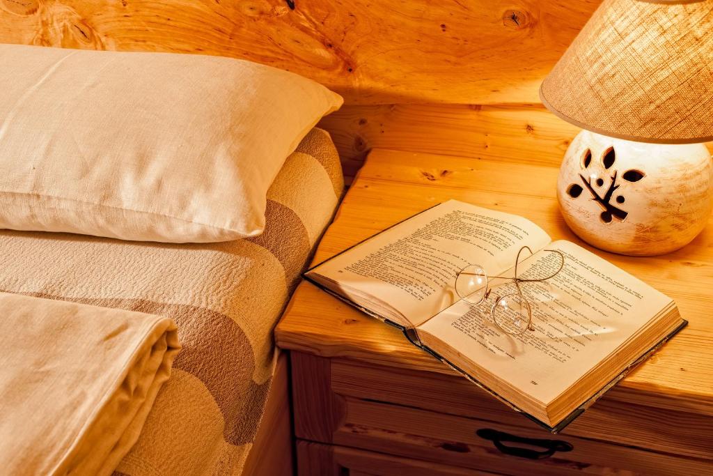 Postel nebo postele na pokoji v ubytování Bio Apartments Trnulja