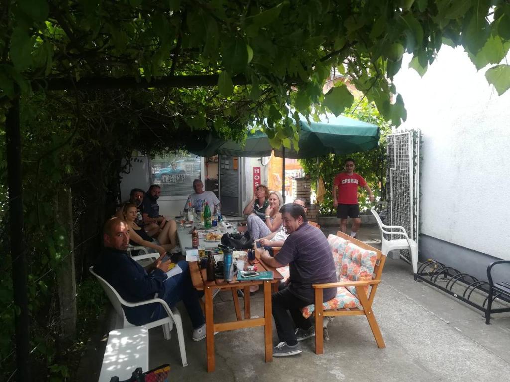 Επισκέπτες που μένουν στο Hostel Trajan