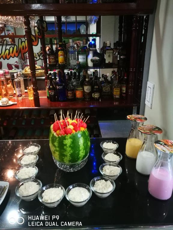 Nápoje v ubytování Hotel Spa Machupicchu