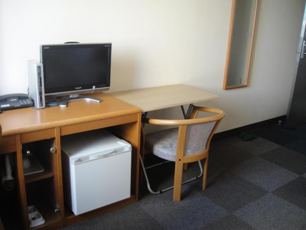 TV a/nebo společenská místnost v ubytování Hotel New Shizuoka