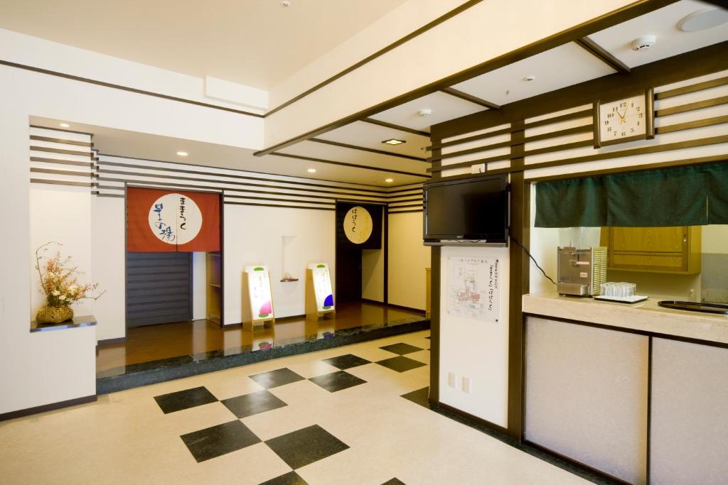 Kuchyň nebo kuchyňský kout v ubytování Hotel Futaba