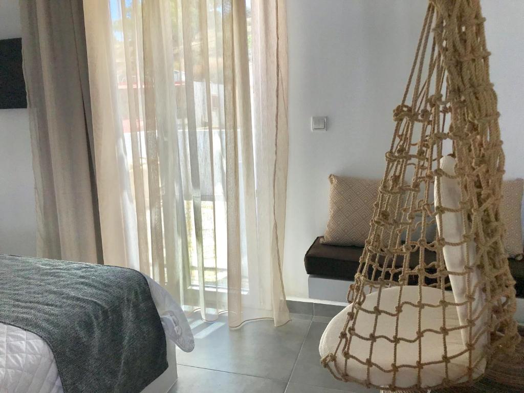 Posezení v ubytování AELLIA HOTEL & SUITES LEROS