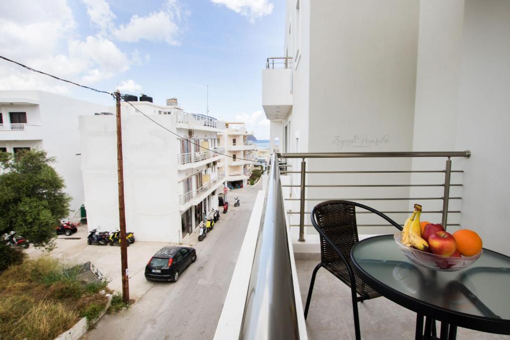 A balcony or terrace at Aesthetic Apartments