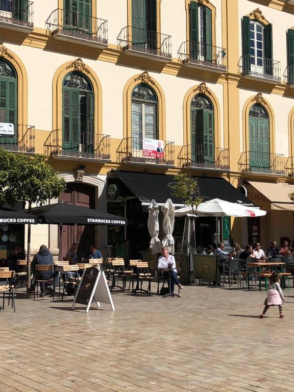 Hosté ubytování 3Centro Malaga especial grupos Parking gratis