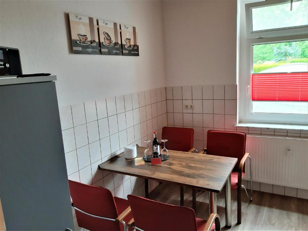 Kuchyň nebo kuchyňský kout v ubytování Hotel Fabrice