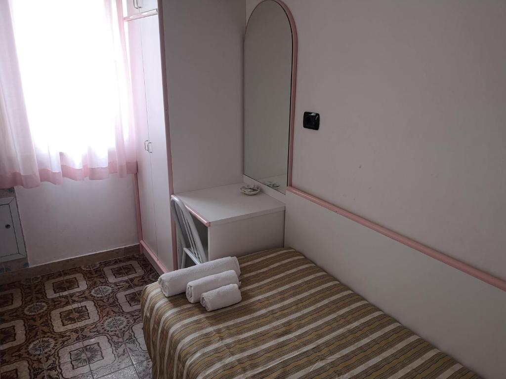 Koupelna v ubytování Hotel Rosy
