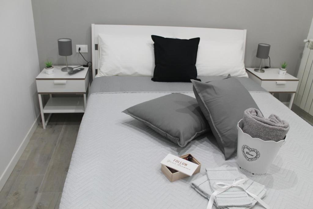 Postel nebo postele na pokoji v ubytování Vacanze HOME