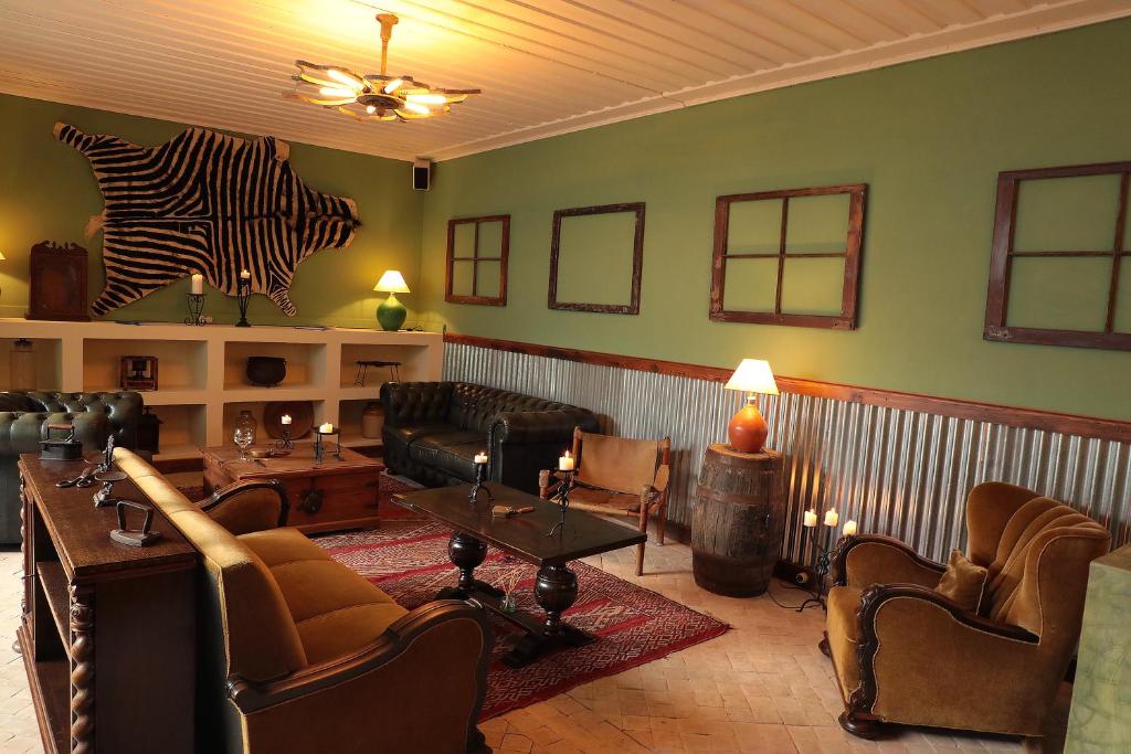 Posezení v ubytování Casa Colonial Koenig