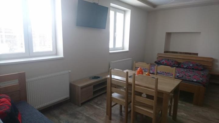TV a/nebo společenská místnost v ubytování Business apartmán