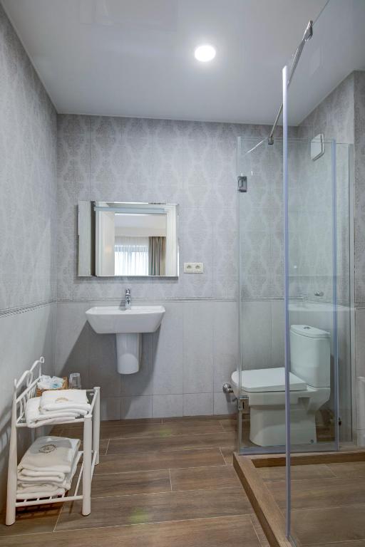 Koupelna v ubytování Hotel Passport Tbilisi