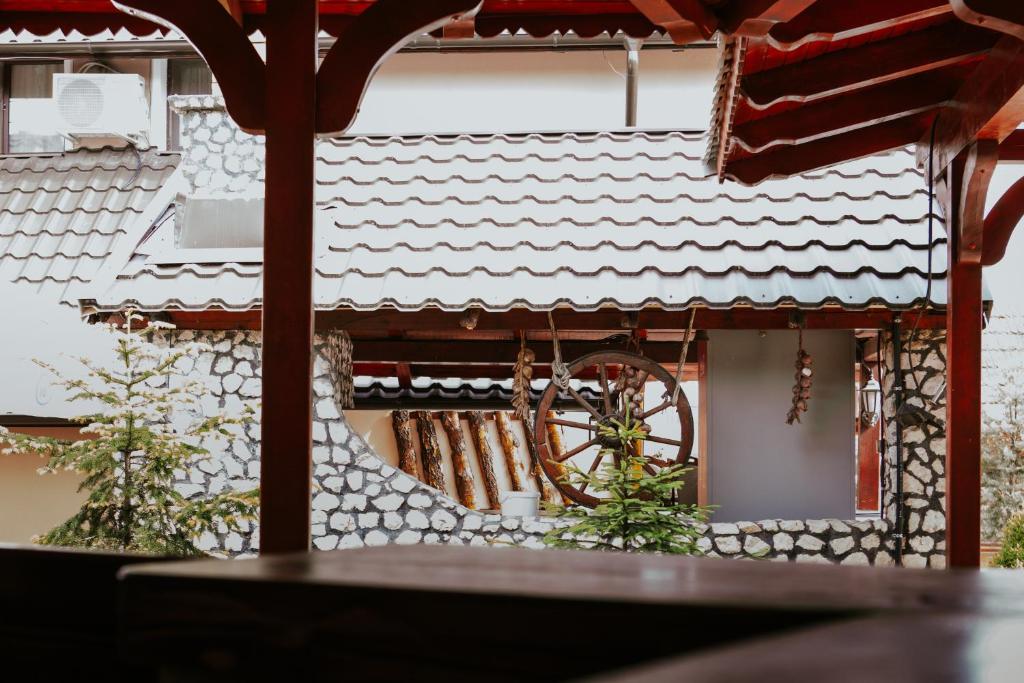 Balkón nebo terasa v ubytování Hotel-Restaurant Milenium