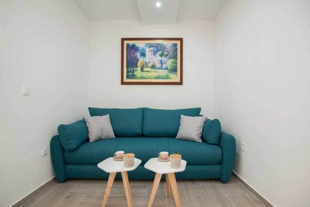Posezení v ubytování Guest House Pržno Bay