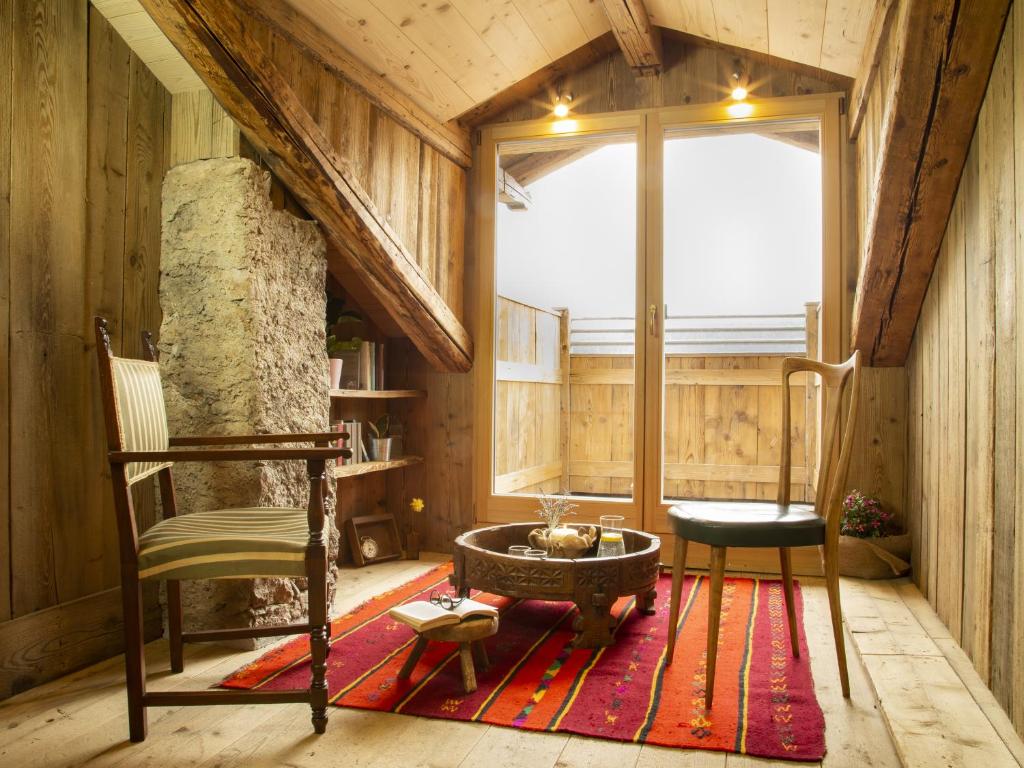 Posezení v ubytování B&B Cedavécia