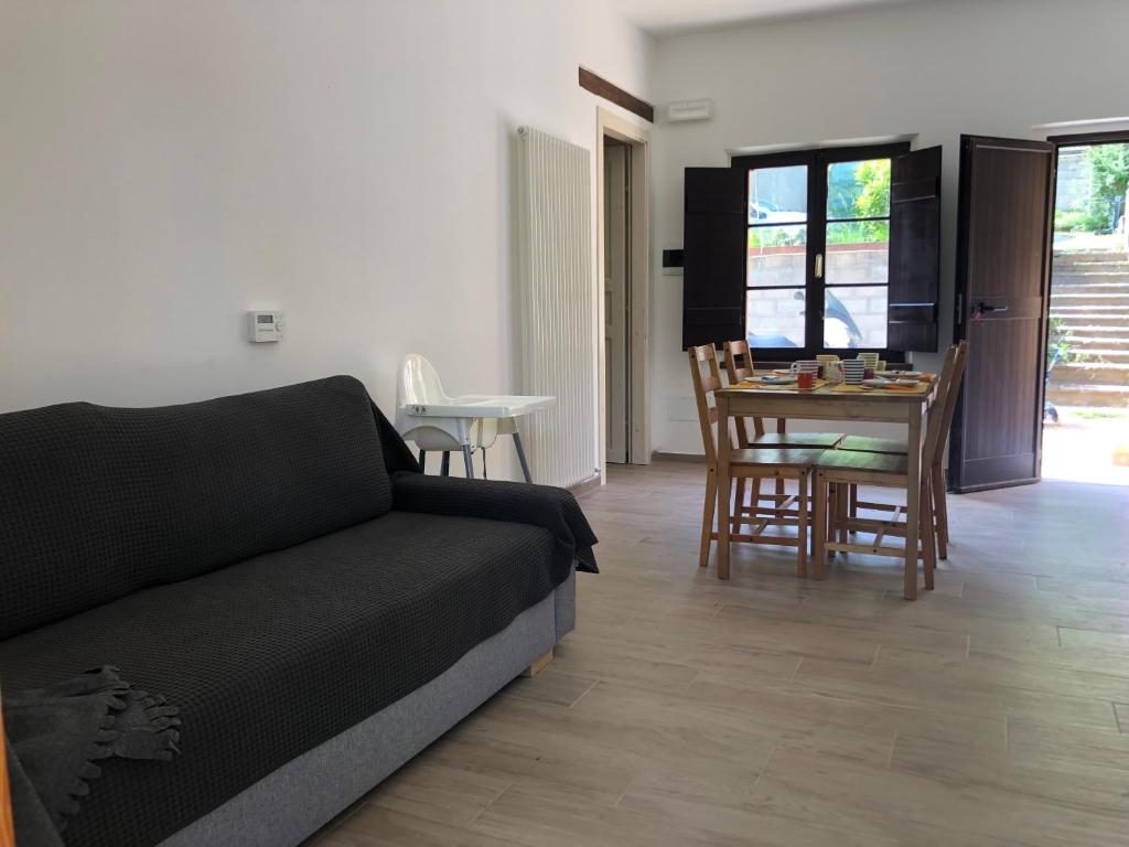 Posezení v ubytování B&B Ollyfarm