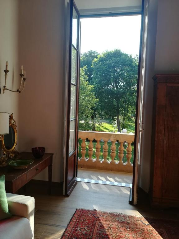 Balkón alebo terasa v ubytovaní Giardino D'Azeglio Locazione Turistica