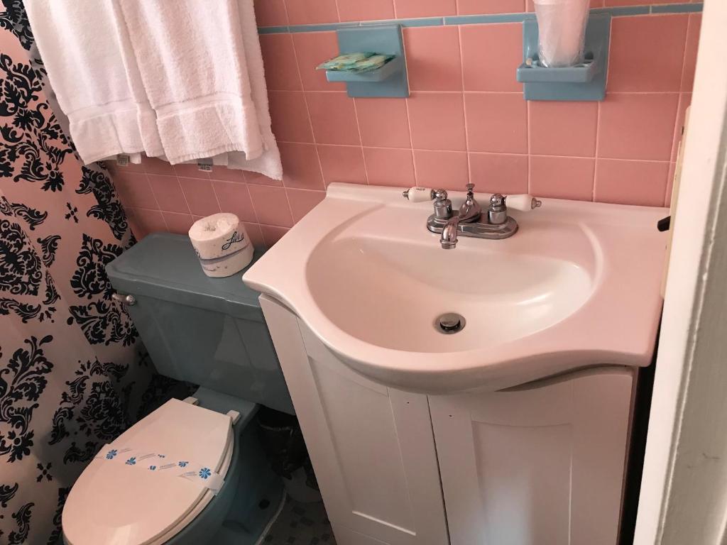 Koupelna v ubytování El Ray Motel