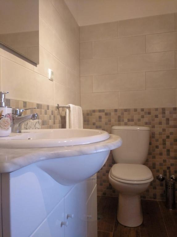 Koupelna v ubytování Casa Vaz
