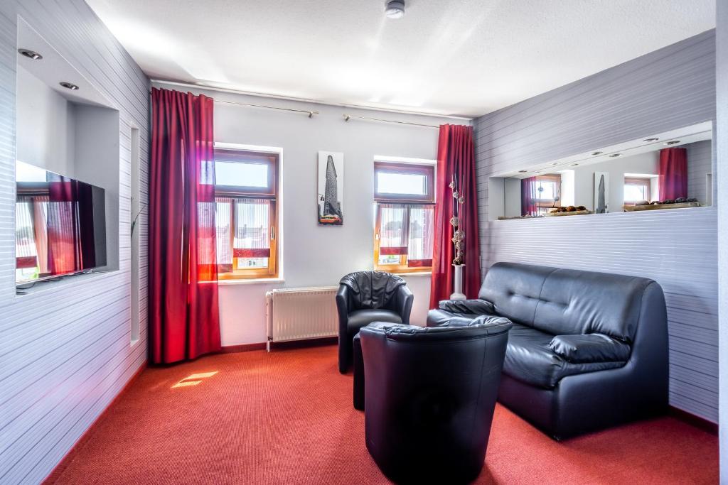 Posezení v ubytování SL'otel - Das StadtHotel - voll Klimatisiert