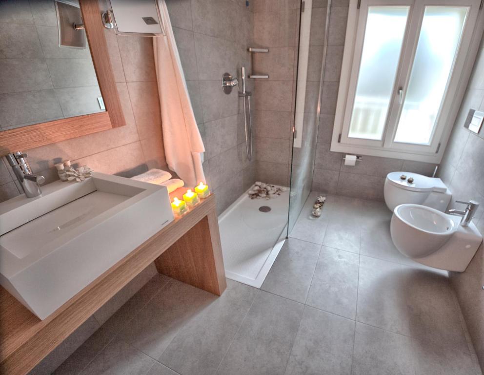 Kúpeľňa v ubytovaní Agriturismo Villa Trovatore