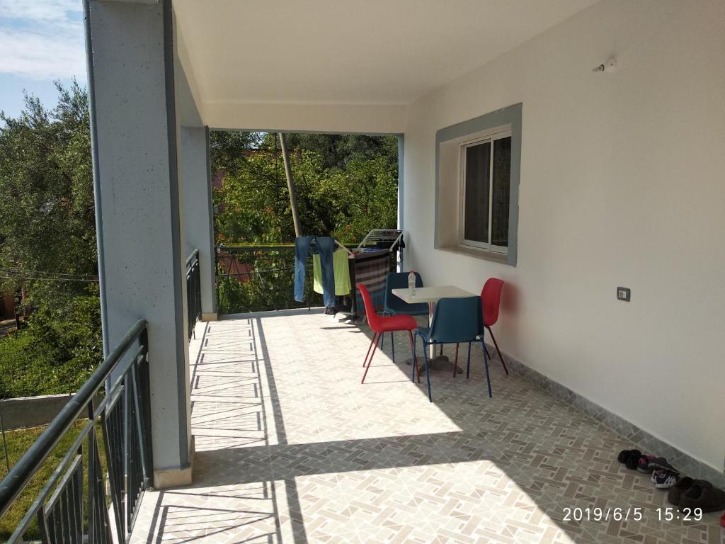 Balkón nebo terasa v ubytování Casa Prifti