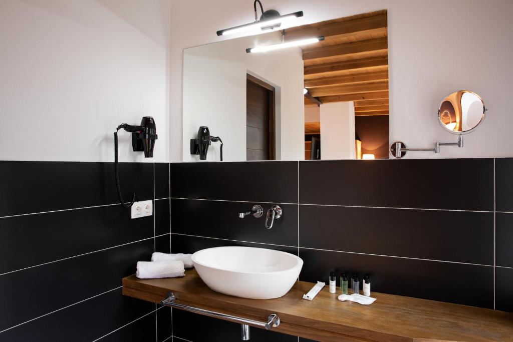 Koupelna v ubytování Hotel Posta