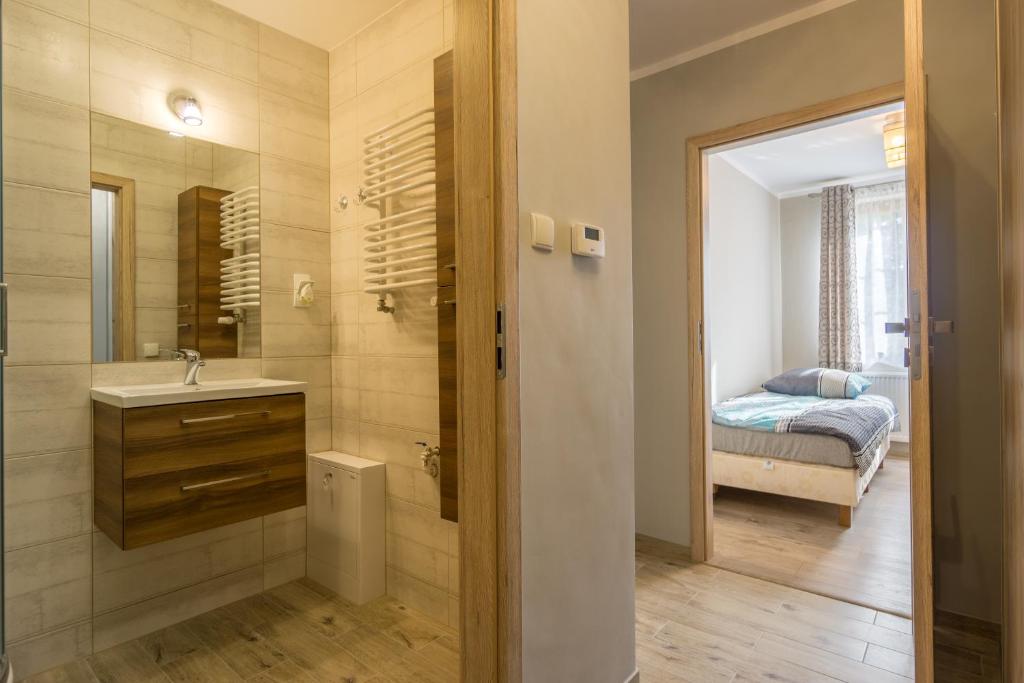 Kúpeľňa v ubytovaní Apartament Diana