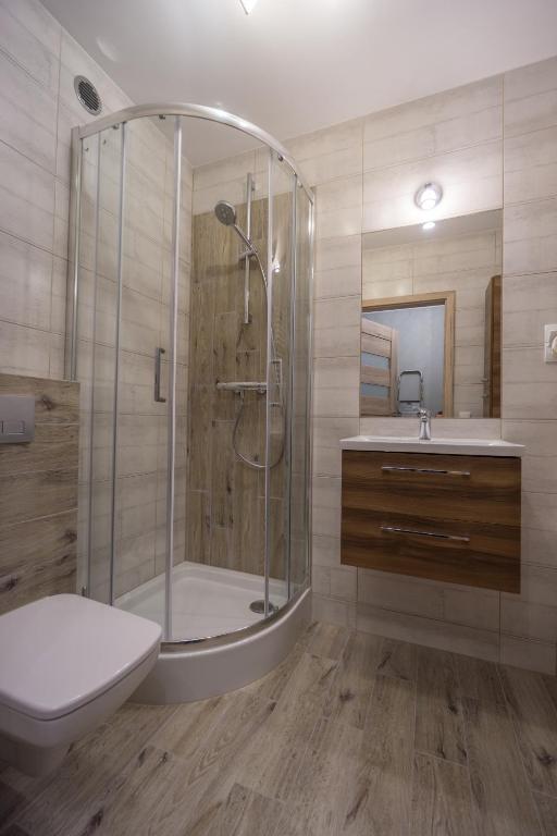 Kúpeľňa v ubytovaní Apartament Diana