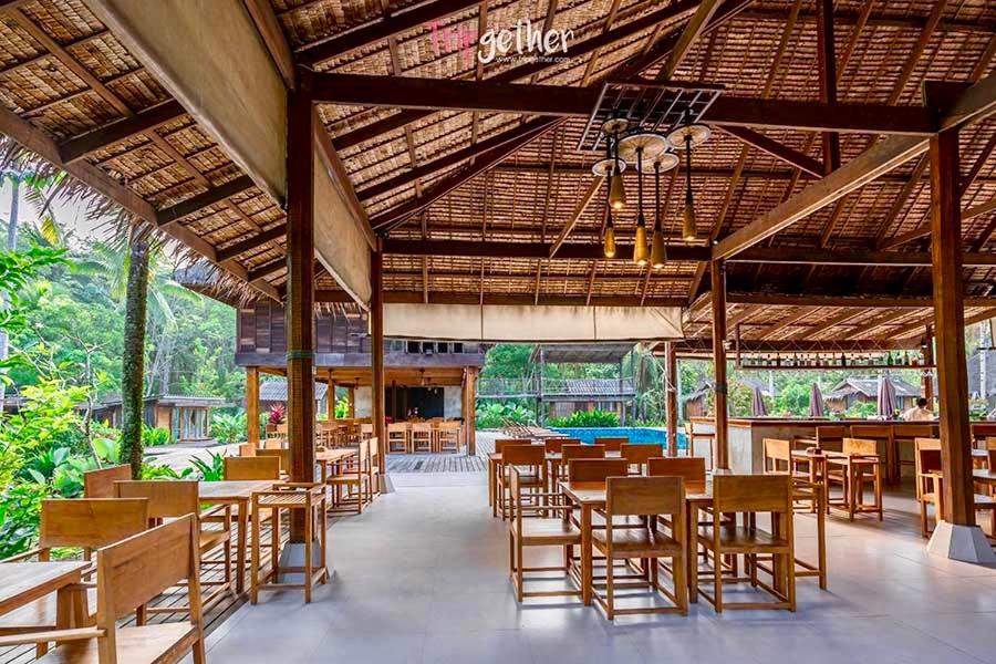 Restaurace v ubytování Jungle Koh Kood Resort