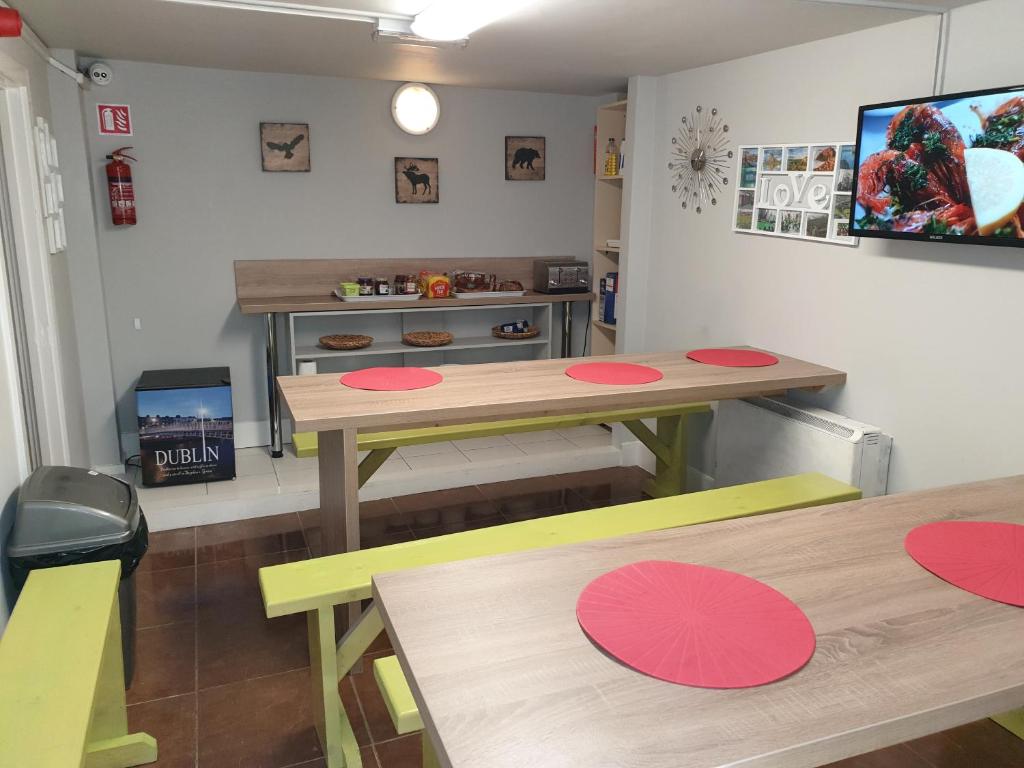 TV a/nebo společenská místnost v ubytování KGT House